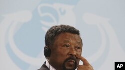 Chairman of the Commission of the African Union Jean Ping in July 2011.