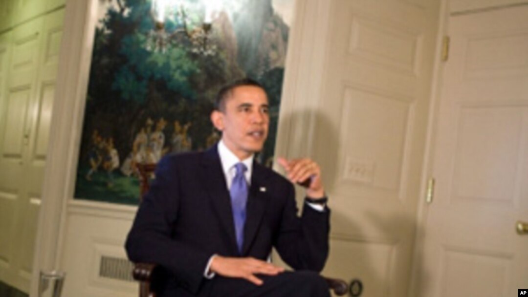 US President Barack Obama delivers the weekly radio address, 13 Mar 2010