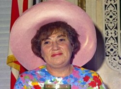 U.S. Rep. Bella Abzug (D-N.Y.) is shown in 1971, wearing one of her trademark hats.