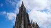 FILE - An exterior view of Ulmer Münster, the world's tallest church, in Ulm, Germany, Sept. 18, 2024.