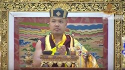 ཀརྨ་པ་མཆོག་གིས་སྒར་ཆེན་དགུ་གཏོར་ཆེན་མོའི་དབུ་བཞུགས་གནང་གི་ཡོད་པ།