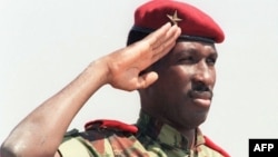 Thomas Sankara à Ouagadougou, au Burkina Faso, le 15 octobre 2007.