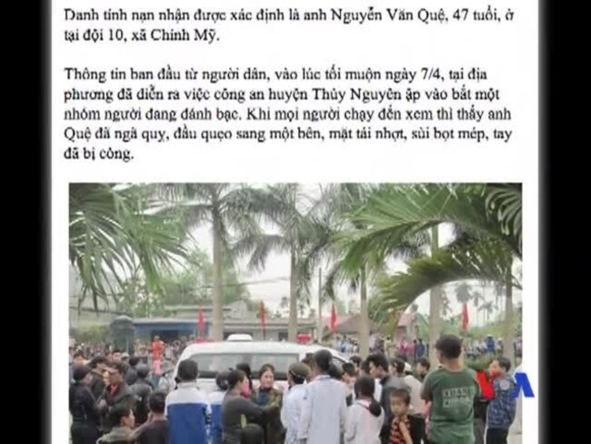 Biểu tình đưa quan tài bao vây trụ sở chính quyền ở Hải Phòng
