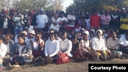 FILE: Part of the crowd that attended the Itai Dzamara prayer rally. (Photo: Courtesy Occupy Africa Unity Square)