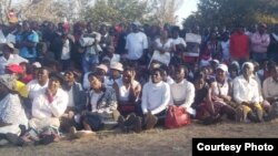 Part of the crowd that attended the Itai Dzamara prayer rally. (Photo: Courtesy Occupy Africa Unity Square)