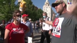 Շաբաթ օրը Օքլահոմայում Թրամփի ընտրարշավից առաջ թեժ քննարկում է սկսվել «Սևերի կյանքերն արժեք ունեն» ցուցարարների և Թրամփի աջակիցների միջև