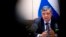 FILE - Russian President Vladimir Putin's special envoy for Afghanistan Zamir Kabulov speaks during a press conference in Brussels, Belgium, Oct. 26, 2017.