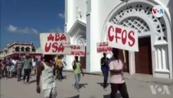 Manifestasyon dewoule nan vil Okay kont ensekirite ak lavi chè