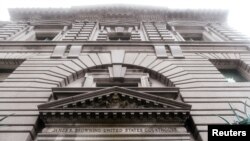 FILE - The James R. Browning U.S. Court of Appeals Building, home of the 9th U.S. Circuit Court of Appeals, is pictured in San Francisco, Feb. 7, 2017. 