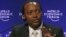 Patrice Motsepe, Executive Chairman, African Rainbow Minerals, South Africa, attends a session at the World Economic Forum (WEF) in Davos, January 30, 2009. 