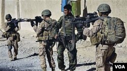 Para marinir AS di Afghanistan harus bersiap menghadapi peningkatan serangan pemberontak Taliban.