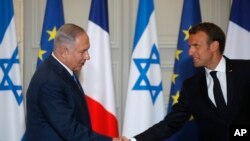 Benjamin Netanyahu i Emmanuel Macron: Poziv na smirivanje situacije