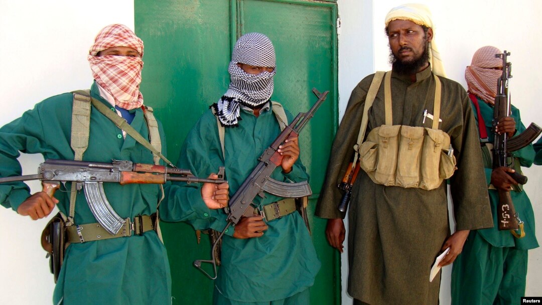 Kelompok militan Somalia, al-Shabab (foto: ilustrasi). Seorang pria AS didakwa memberikan bantuan materi kepada kelompok teroris al-Shabab.