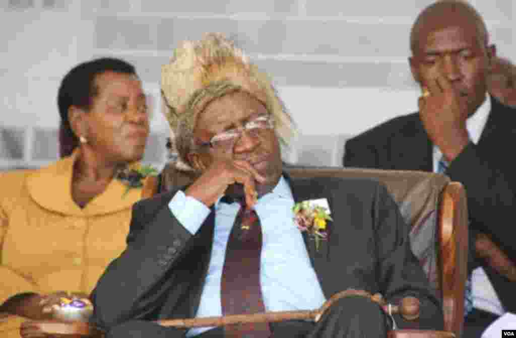 Sibangilizwe Nkomo, son of late Zapu leader, Joshua Nkomo