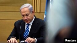 အစ္စရေးဝန်ကြီးချုပ် Benjamin Netanyahu။