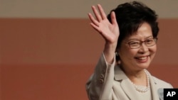 ဟောင်ကောင်ရဲ့ ပထမဆုံးအမျိုးသမီးအုပ်ချုပ်ရေးမှူ း Carrie Lam