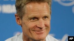 Steve Kerr, entraîneur de Golden State, Oakland, Californie, le 2 juin 2016. 