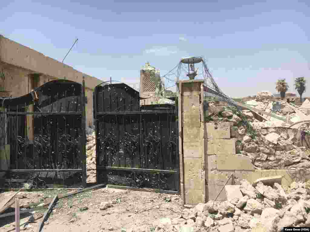 Much of the Old City of Mosul is in ruins as Iraqi forces battle Islamic State militants for the city. The al-Nuri mosque, destroyed by Islamic State militants as they were pushed from the city, was left in rubble, July 1, 2017.