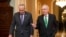 FILE - Then-Minority Leader Chuck Schumer, D-N.Y., left, and then-Majority Leader Mitch McConnell, R-Ky., walk to the Senate chamber at the Capitol in Washington, Feb. 7, 2018.