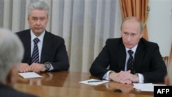 Сергей Собянин и Владимир Путин