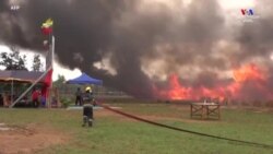 Թմրանյութերի չարաշահման դեմ պայքարի միջազգային օրվա կապակցությամբ Մյանմարում և Թաիլանդում հսկայական քանակի թմրամիջոց են այրել