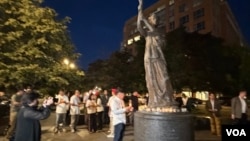 2026年6月4日晚上美国首都华盛顿的共产主义受难者纪念基金会(The Victims of Communism Memorial Foundation，简称VOC)举办烛光悼念活动，纪念1989年6月4日在北京天安门广场被屠杀的死难者。