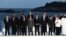 FRANCE -- World leaders pose for a a photograph during the G7 summit in Biarritz on August 25, 2019.

