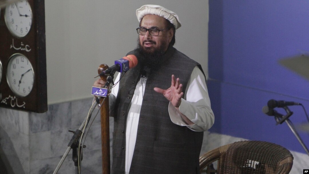 امريکې په کال ۲۰۱۲م کې د حافظ سعيد په مالومولو د ۱۰ملينه ډالرو انعام اېښودی ؤ.
