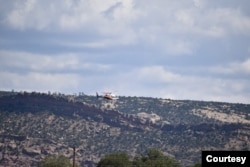 Navajo Nation police used helicopters to search for a missing 94-year-old man, Sept. 17, 2019.
