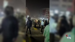 شعار «آزادی، آزادی، آزادی» در تبریز – شامگاه پنجشنبه ۱۸ دی