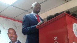 Interview Zimbabwe Opposition MDC Alliance Leader Nelson Chamisa