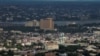 Uma vista geral da cidade de Bamako fotografada a partir do ponto G em Bamako. Fotografia de arquivo.