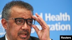 Shugaban Hukumar Lafiya ta Duniya Tedros Adhanom Ghebreyesus