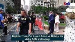 Başkan Trump’ın Eşinin Anne ve Babası da Artık ABD Vatandaşı