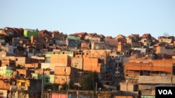 Favelas de Rio de Janeiro au Brésil