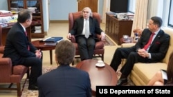 Energy Secretary Ernesto Moniz with Natural Resources Canada Minister Greg Rickford and Mexican Secretary of Energy Pedro Joaquin Coldwell.