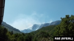 Bosnia and Herzegovina-- Fires near Jablanica, August 15, 2021