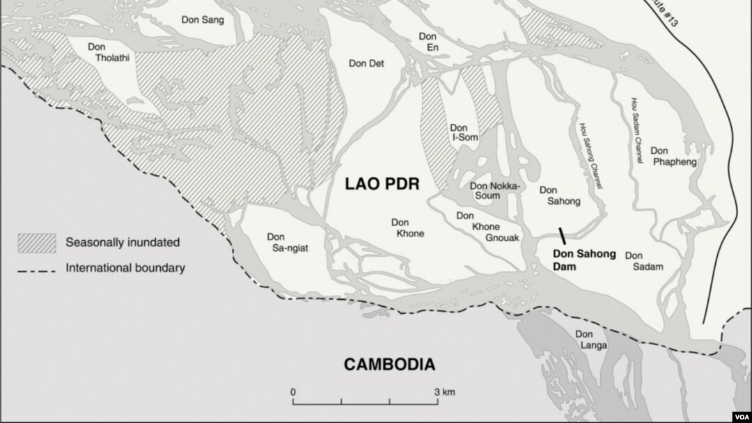 Vị trí đập Don Sahong