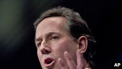 Republican presidential candidate, former Pennsylvania Sen. Rick Santorum speaks at the Conservative Political Action Conference, Feb. 10, 2012, in Washington.