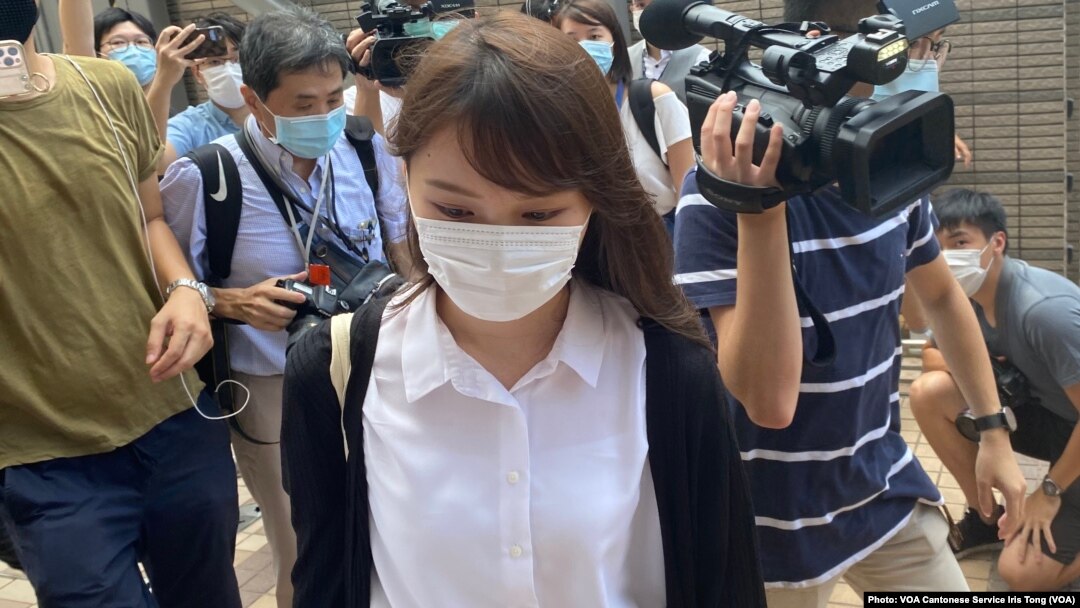 前香港眾志成員周庭在網上宣佈身處加拿大并永不回港。