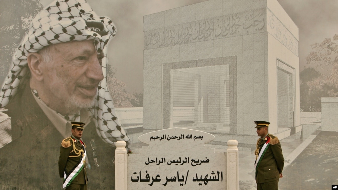 Lăng mộ của cố lãnh đạo Palestine Yasser Arafat tại thành phố Ramallah ở Bờ Tây.