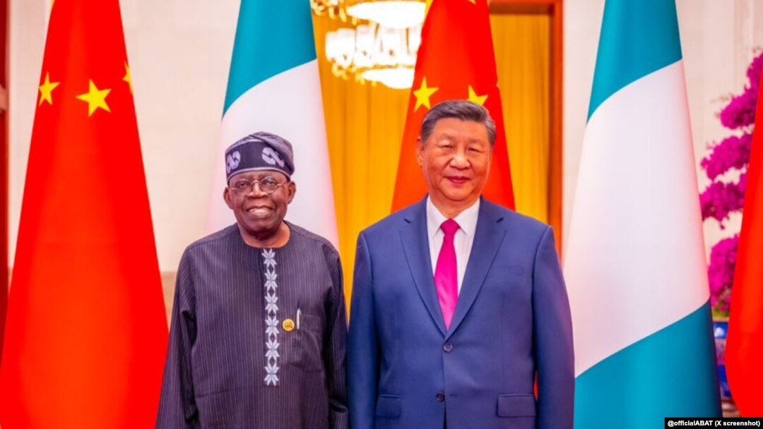 Shugaban Najeriya Bola Tinubu da takwararsa na China Xi Jinping