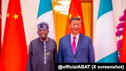 Shugaban Najeriya Bola Tinubu da takwararsa na China Xi Jinping