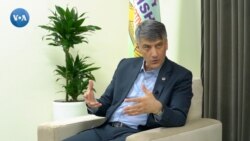 Alisher Kadirov, Deputy Speaker of the Uzbek Legislative Chamber, leader of the Milliy Tiklanish (National Revival) Democratic Party, speaks to VOA. (Navbahor Imamova/VOA)