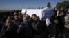 Members of the Bedouin community carry the body of Yosef Al Zaydani, who was in Hamas captivity in the Gaza Strip, a day after the Israeli army said his body was recovered in a tunnel in Gaza, during his funeral in Rahat, Israel, Jan. 9, 2025.