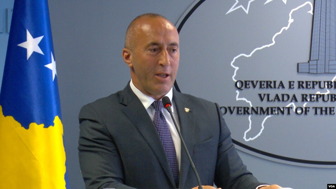 Premijer Kosova Ramuš Haradinaj na konferenciji za novinare u Prištini, 2. maj 2019.