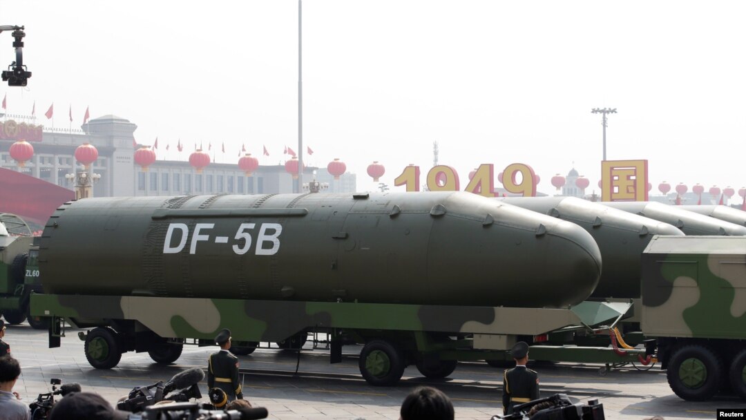 Tên lửa xuyên lục địa DF-5B của Trung Quốc.