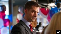 Senador republicano, Tom Cotton, uno de los mayores opositores al acuerdo con Irán.