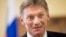 FILE - President Vladimir Putin’s spokesman Dmitry Peskov speaks to The Associated Press in Moscow.