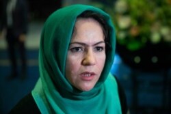 Afghan politician Fawzia Koofi, seen in this Feb. 5, 2019 file photo, survived an assassination attempt, Afghan officials said, Aug. 15, 2020.